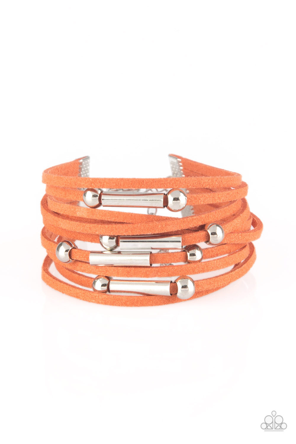 Back to Backpacker - orange - Paparazzi bracelet