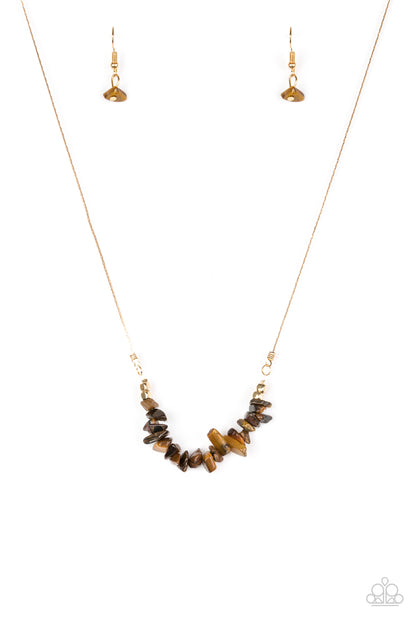 Back to Nature - brown - Paparazzi necklace