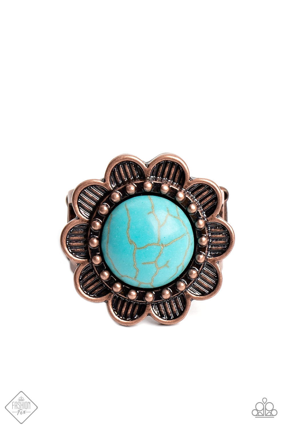 Backwoods Band - copper - Paparazzi ring