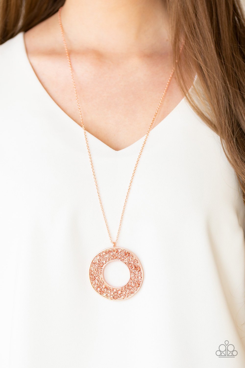 Bad HEIR Day-copper-Paparazzi necklace