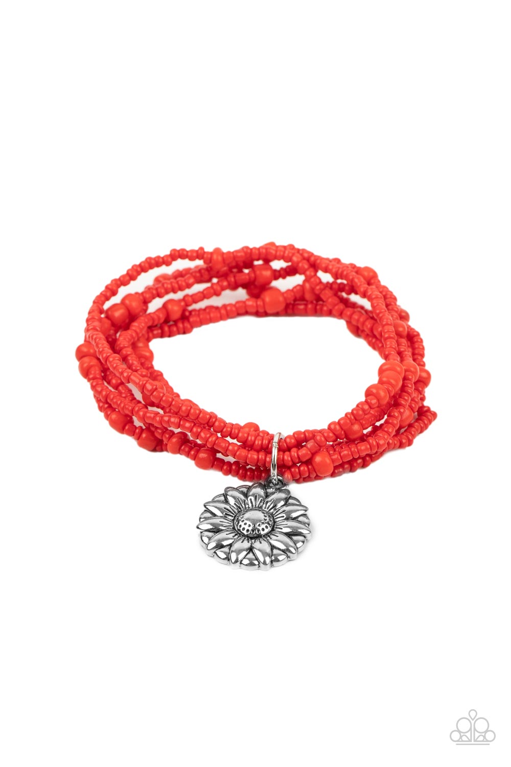 Badlands Botany - red - Paparazzi bracelet