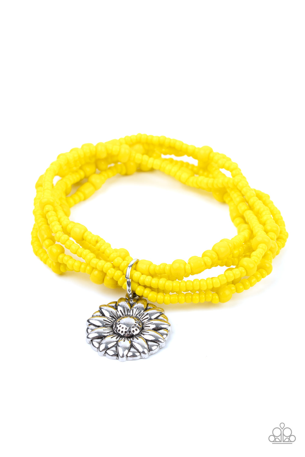 Badlands Botany - yellow - Paparazzi bracelet