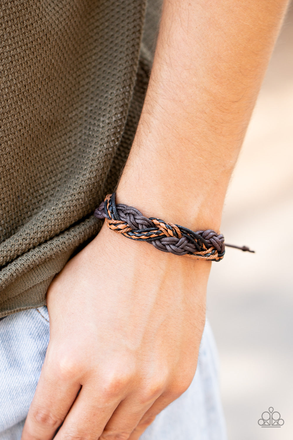 Badlands Wanderer - brown - Paparazzi bracelet