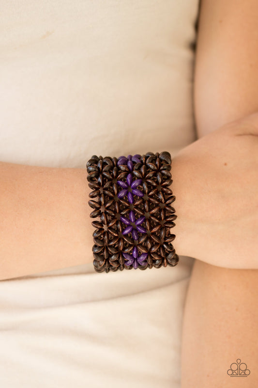 Bahama Babe - purple - Paparazzi bracelet