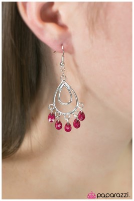 Bahama Mama - Pink - Paparazzi earrings