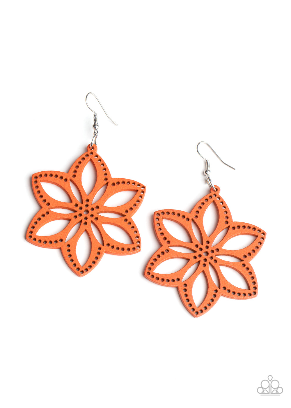 Bahama Blossoms - orange - Paparazzi earrings