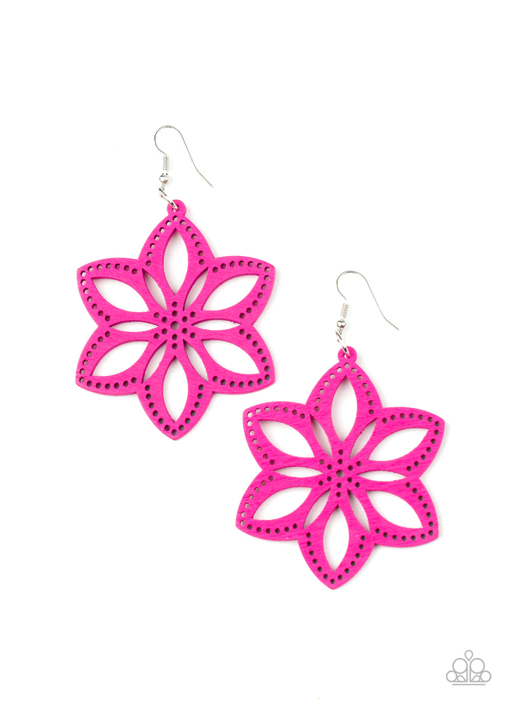 Bahama Blossoms - pink - Paparazzi earrings