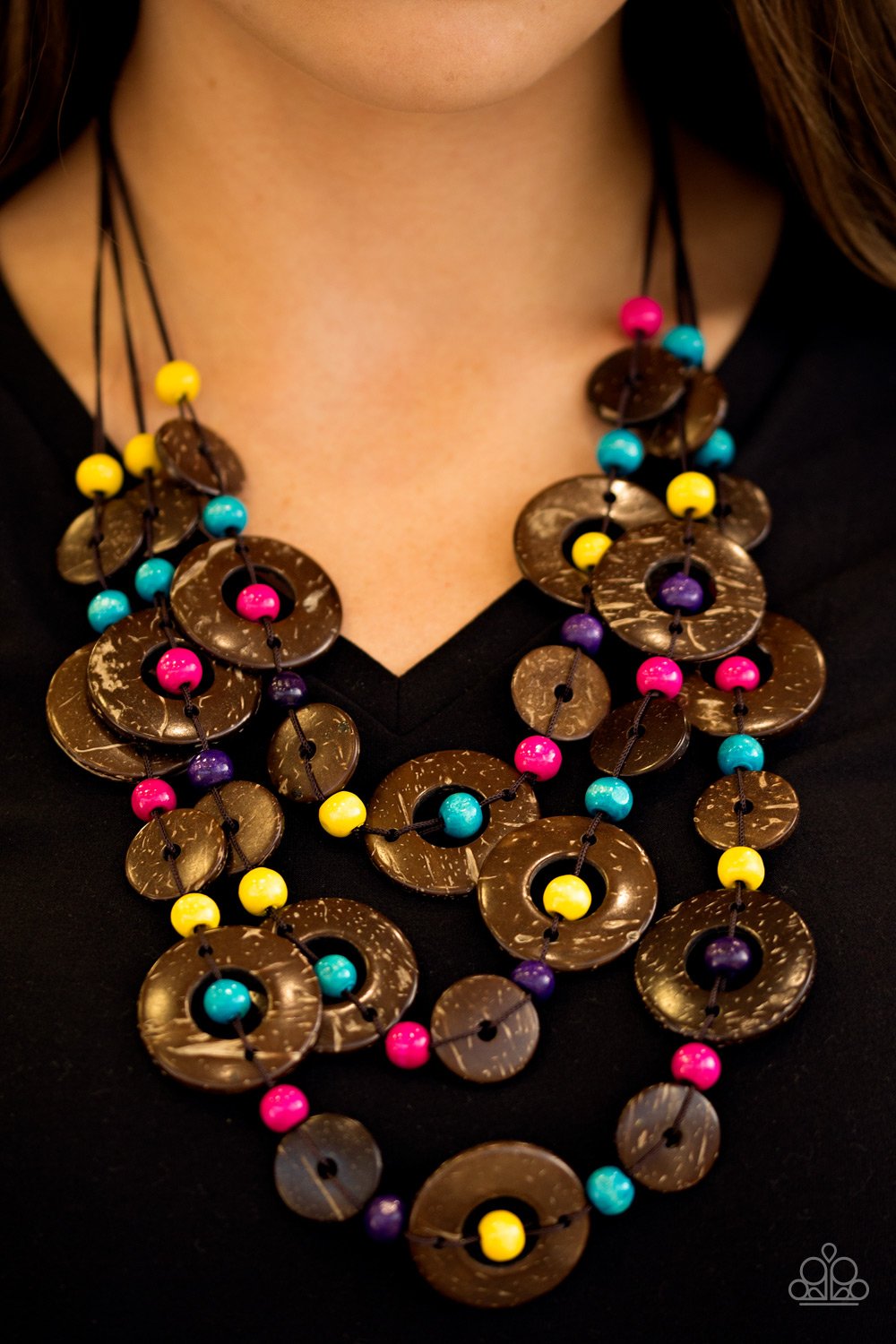 Bahama Bungalow - multi - Paparazzi necklace
