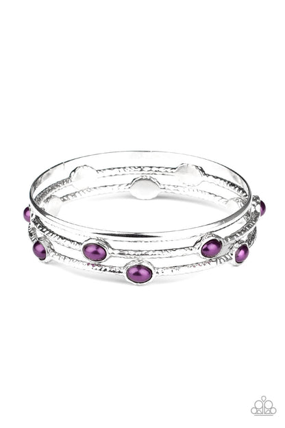 Bangle Belle - purple - Paparazzi bracelet