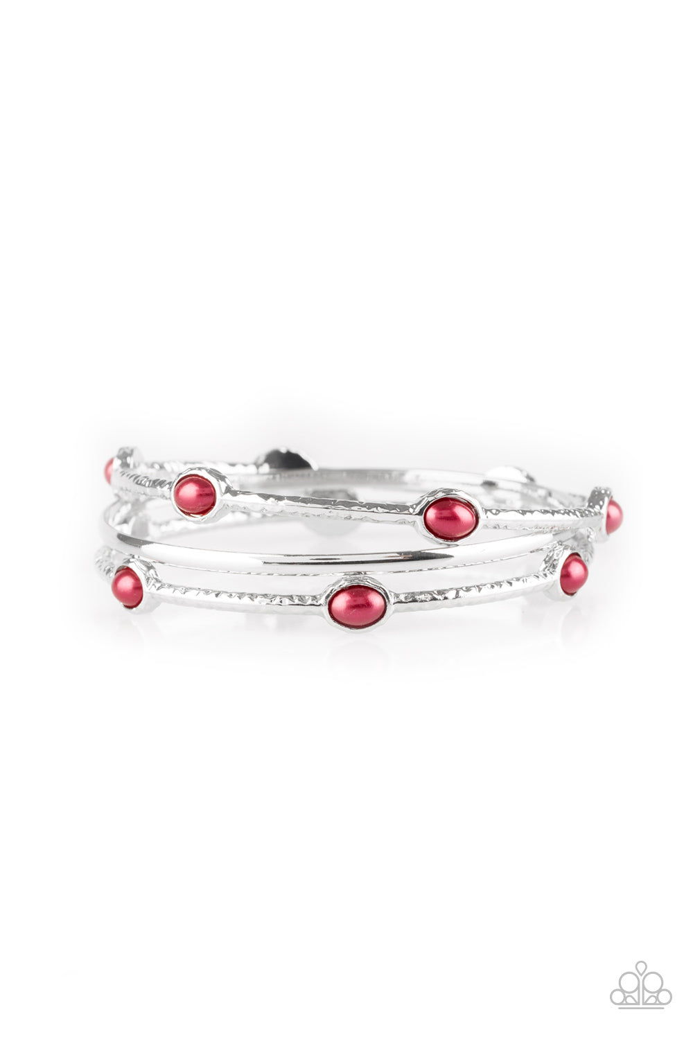 Bangle Belle - red - Paparazzi bracelet
