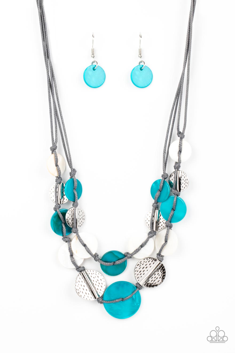 Barefoot Beaches - blue - Paparazzi necklace