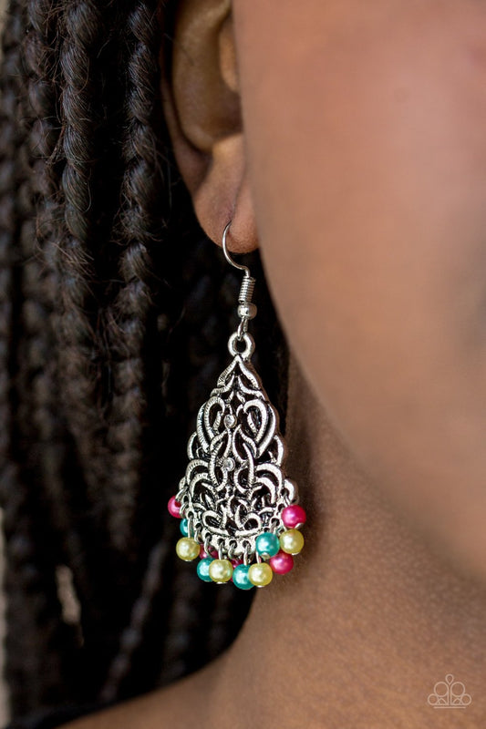 Barogue the Bank - multi - Paparazzi earrings