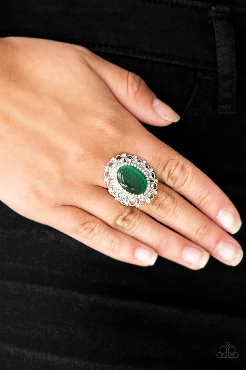 Baroque the Spell - green - Paparazzi ring