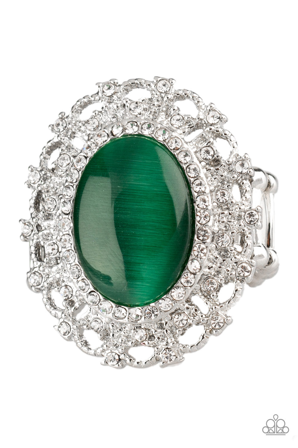 Baroque the Spell - green - Paparazzi ring