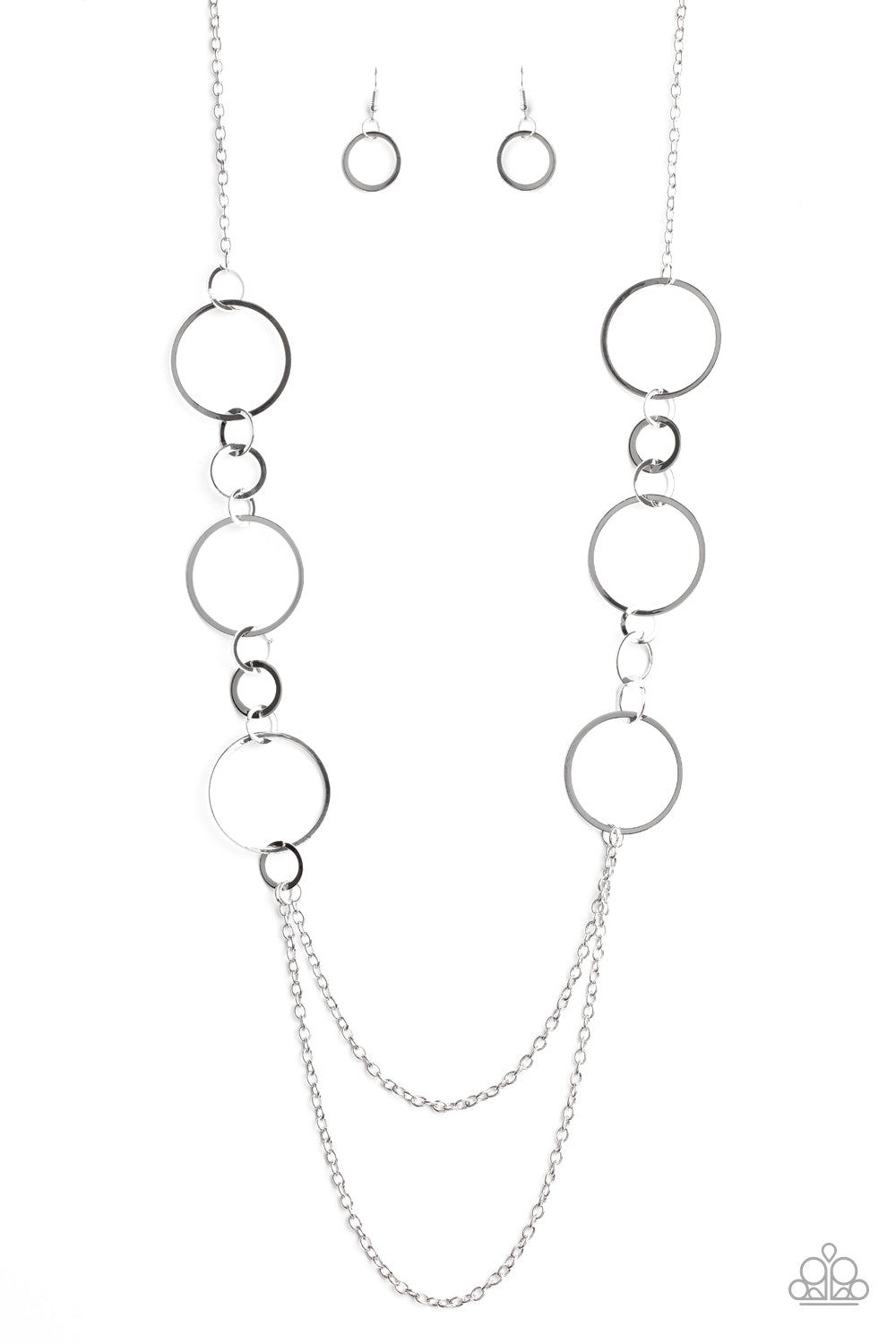 Basic Babe - silver - Paparazzi necklace