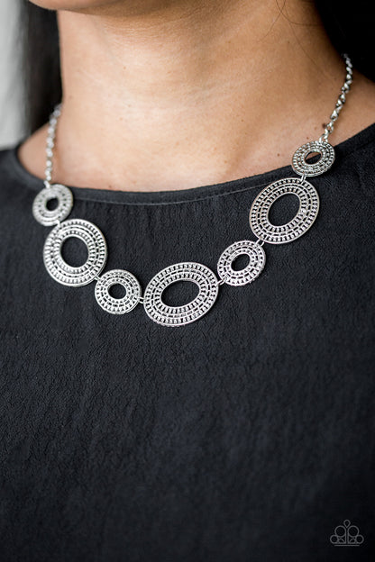 Basically Baltic - silver - Paparazzi necklace