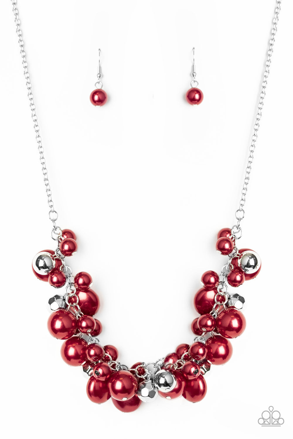 Battle of the Bombshells - red - Paparazzi necklace