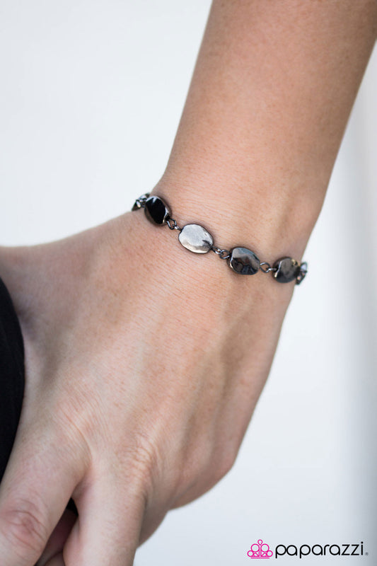 Be BRIGHT There! - Black - Paparazzi bracelet