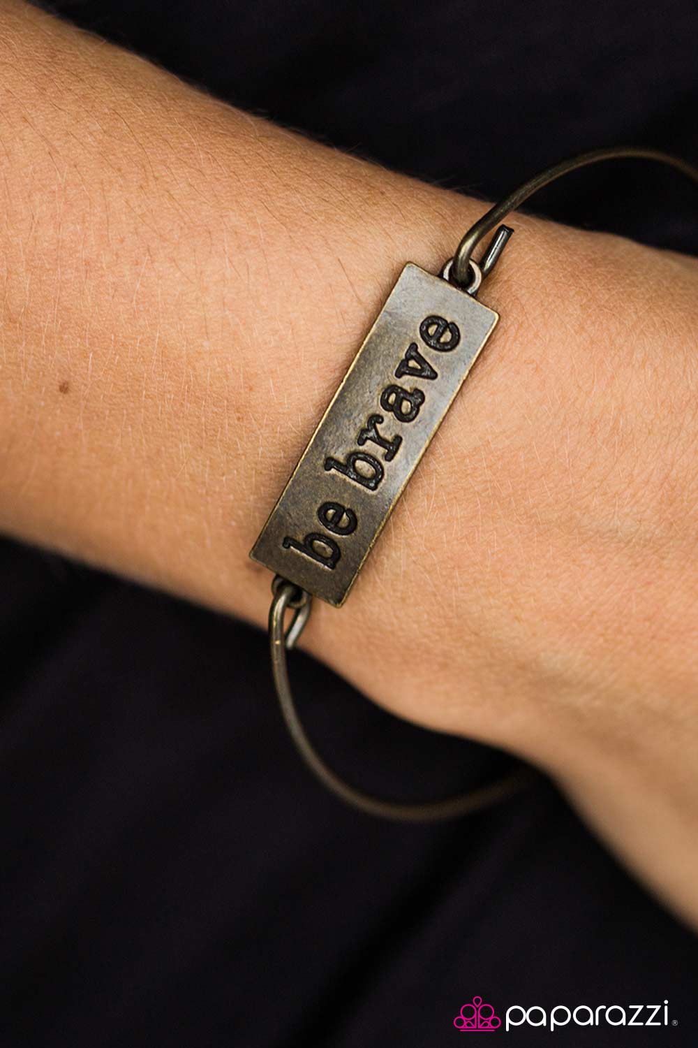 Be Brave - Brass - Paparazzi bracelet