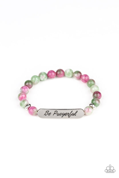 Be Prayerful - purple - Paparazzi bracelet