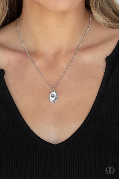 Be The Peace You Seek - silver - Paparazzi necklace