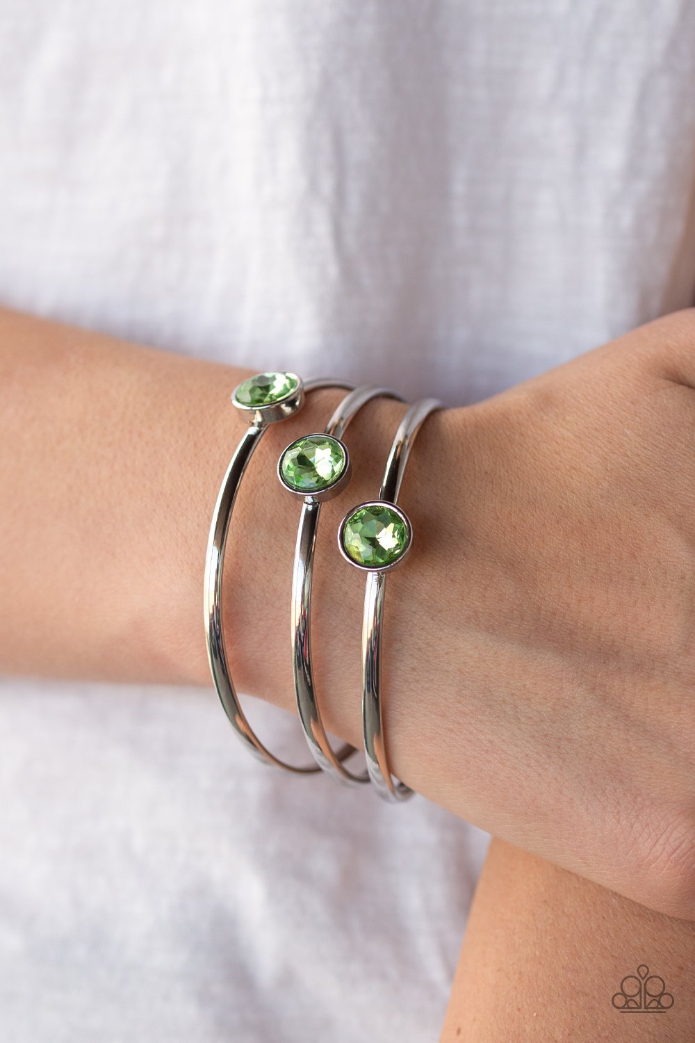 Be All You Can BEDAZZLE - green - Paparazzi bracelet