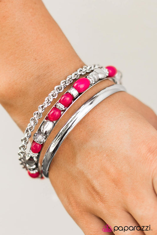 Beach Lounge - Pink - Paparazzi bracelet