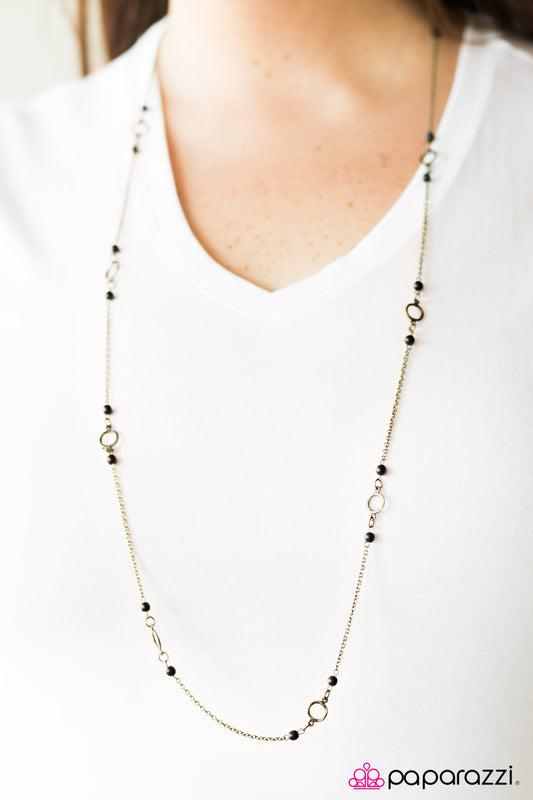 Beach Savvy - Brass - Paparazzi necklace