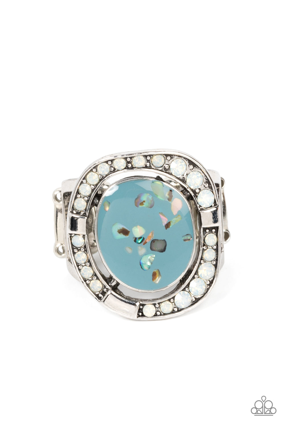 Beach Bijou - blue - Paparazzi ring