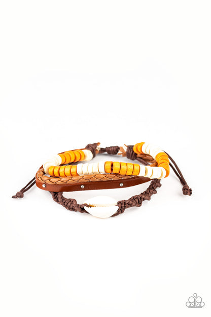 Beach Bounty - orange - Paparazzi bracelet