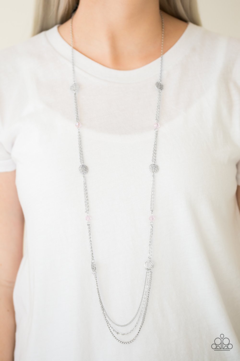 Beach Breeze-pink-Paparazzi necklace