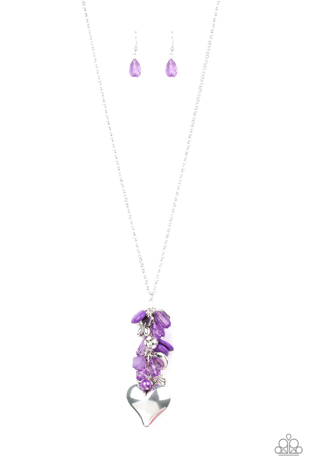 Beach Buzz - purple - Paparazzi necklace