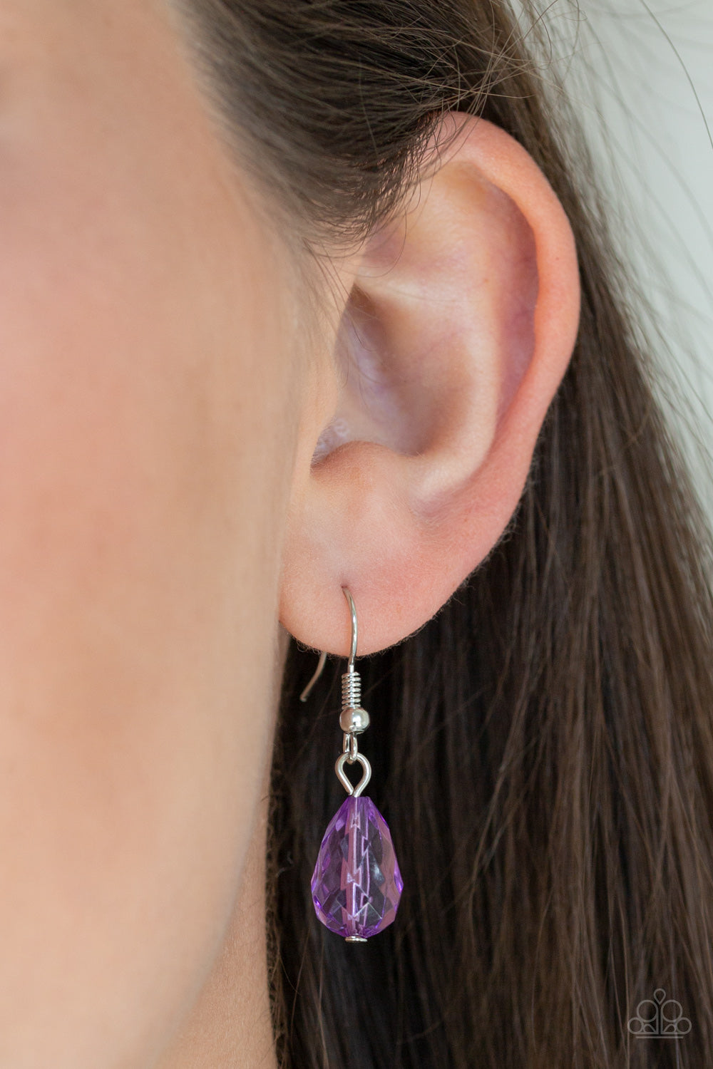 Beach Buzz - purple - Paparazzi necklace (earrings)