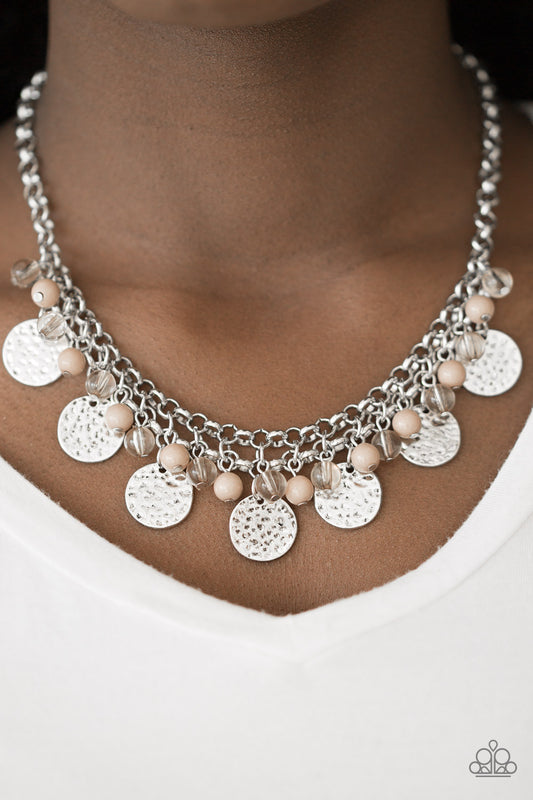 Beachfront Babe - brown - Paparazzi necklace