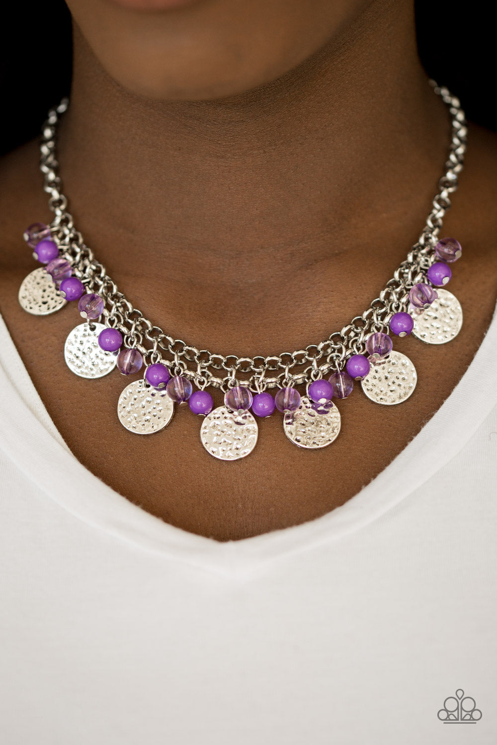 Beachfront Babe - purple - Paparazzi necklace