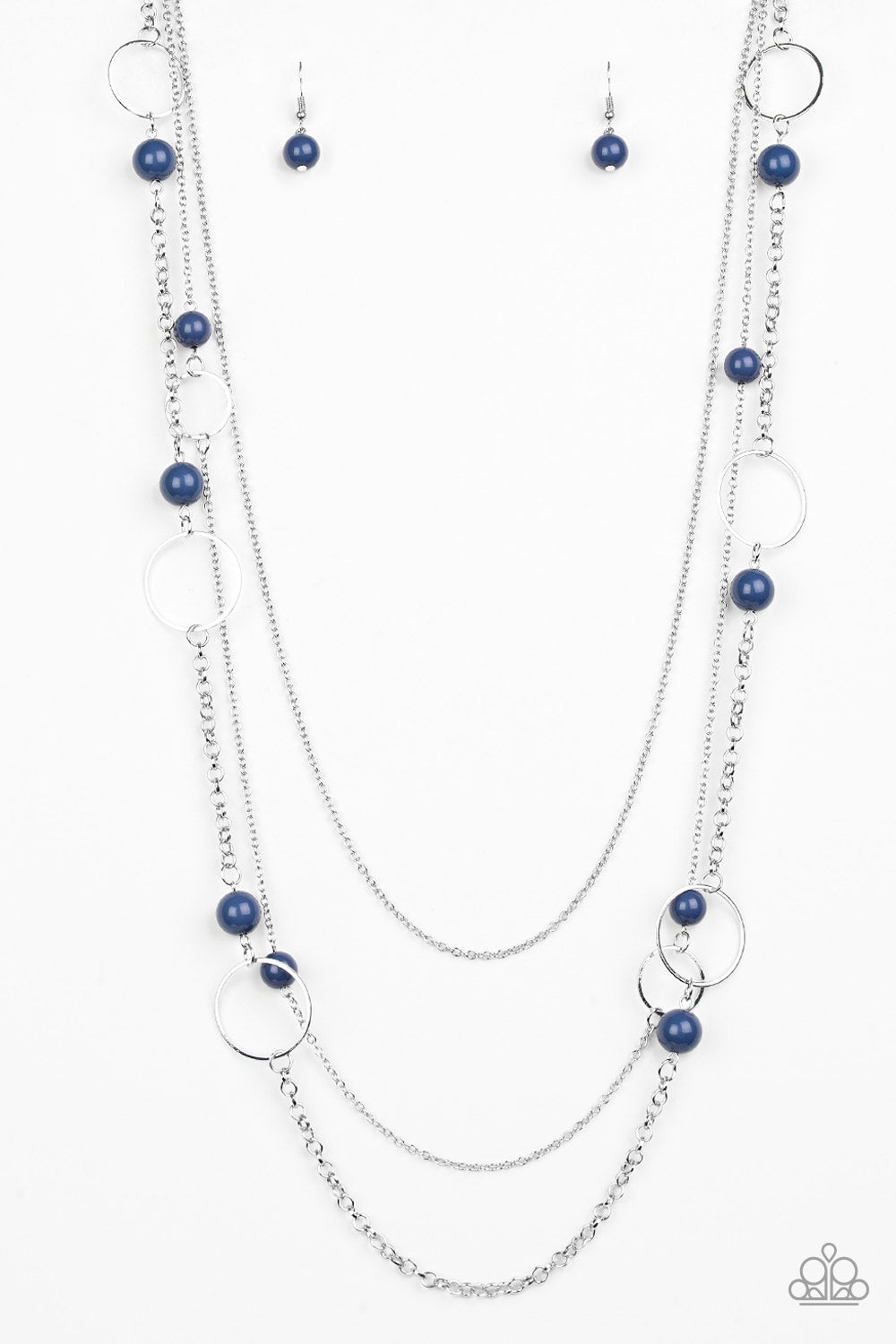 Beachside Babe - blue - Paparazzi necklace