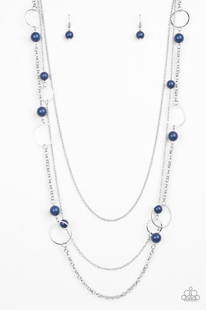 Beachside Babe - blue - Paparazzi necklace