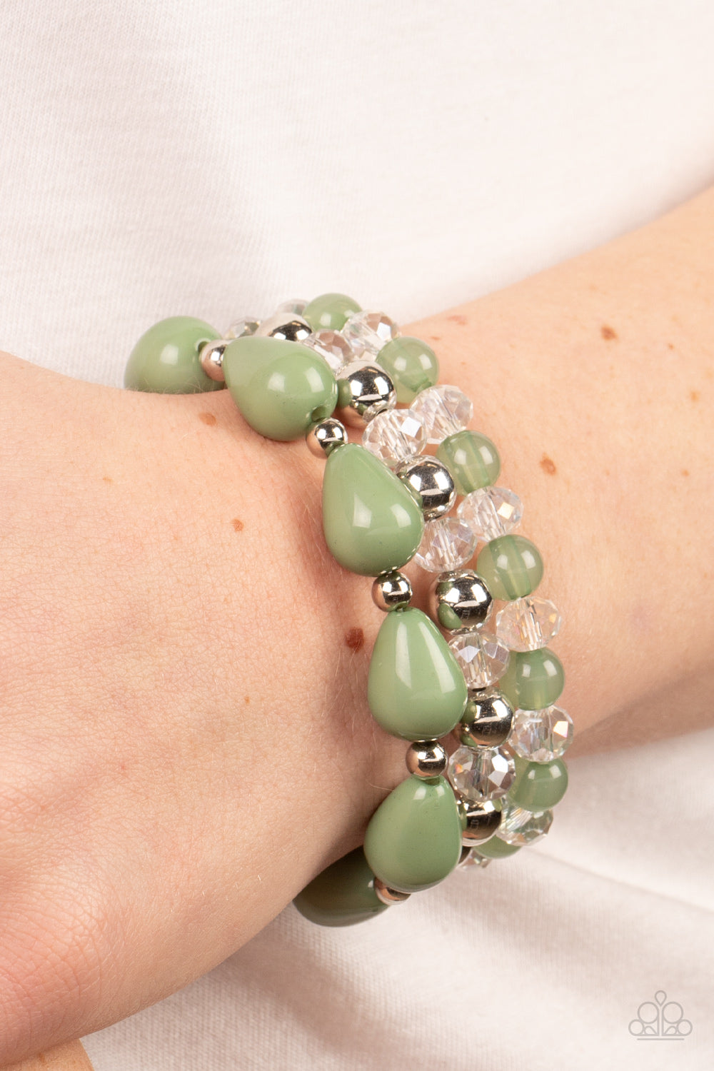 Beachside Brunch - green - Paparazzi bracelet