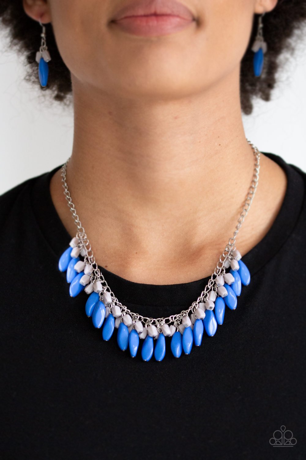 Bead Binge - blue - Paparazzi necklace