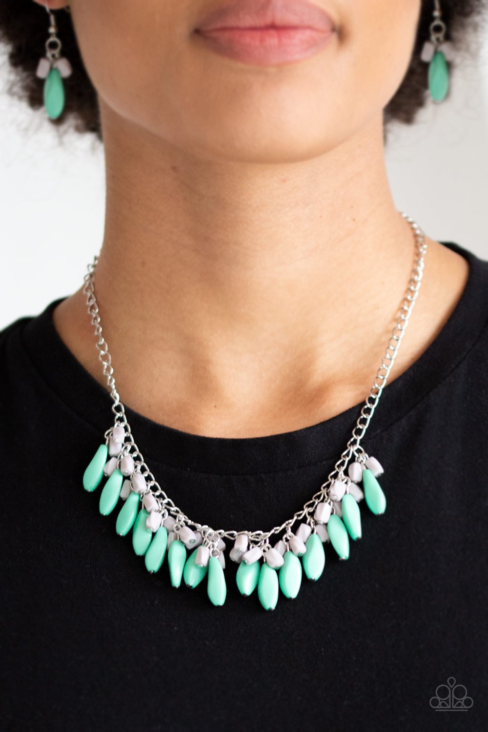 Bead Binge - green - Paparazzi necklace
