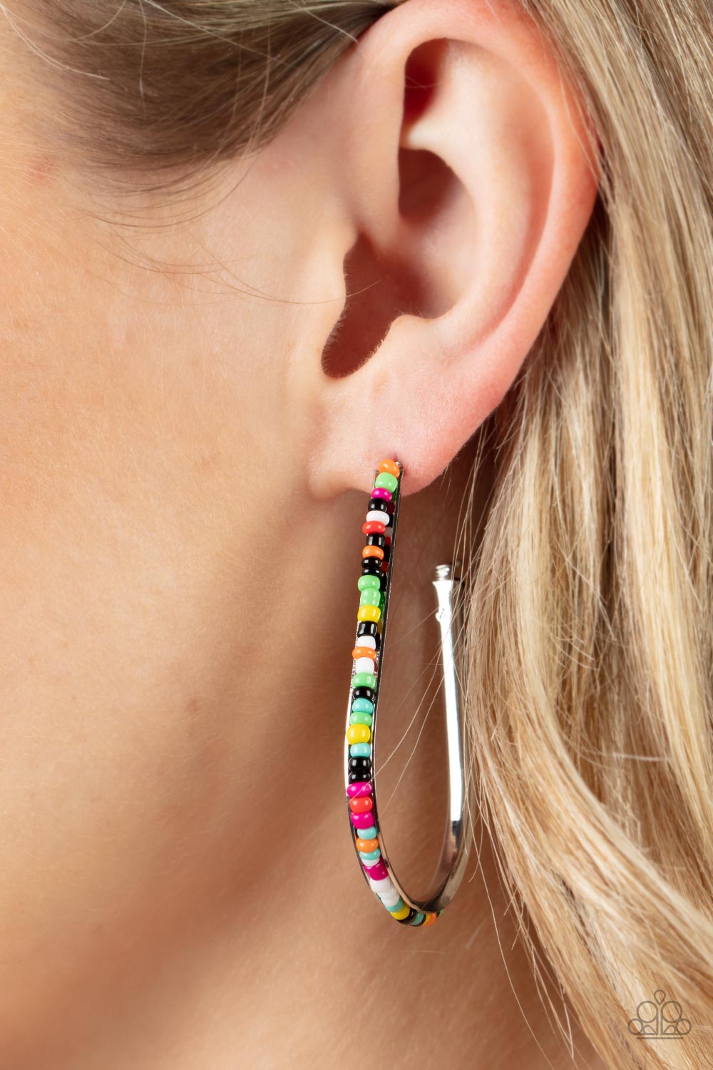 Beaded Bauble - multi - Paparazzi earrings