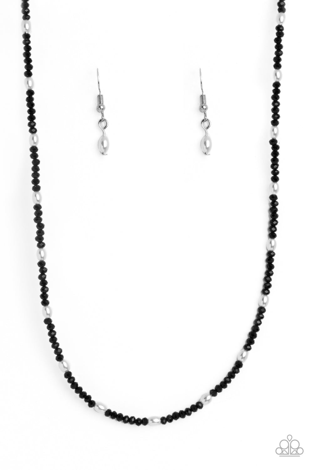 Beaded Blitz - black - Paparazzi necklace