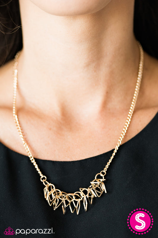 Beast Mode - Gold - Paparazzi necklace