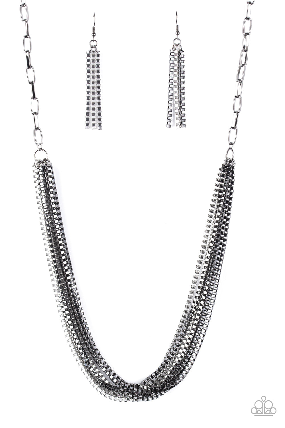 Beat Box Queen - black - Paparazzi necklace