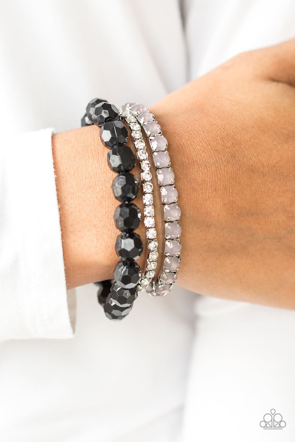 Beautiful Bravado - black - Paparazzi bracelet