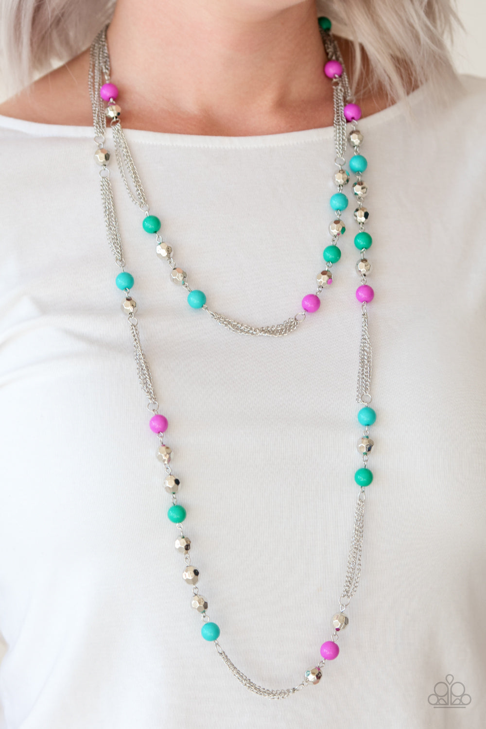 Beautifully Bodacious - multi - Paparazzi necklace