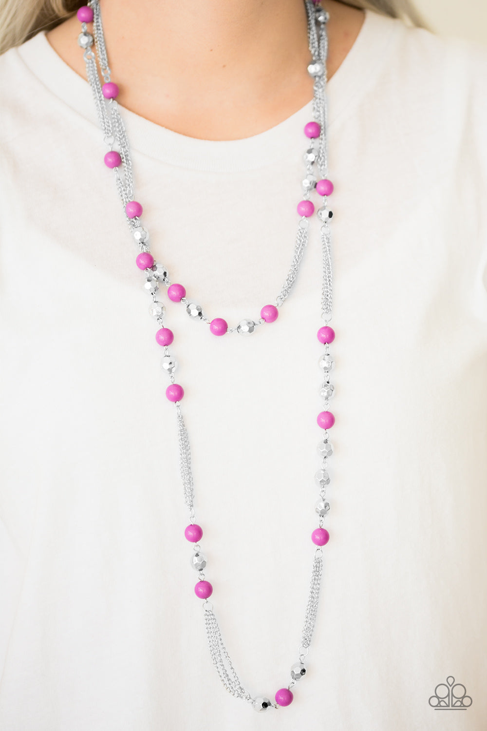 Beautifully Bodacious - purple - Paparazzi necklace