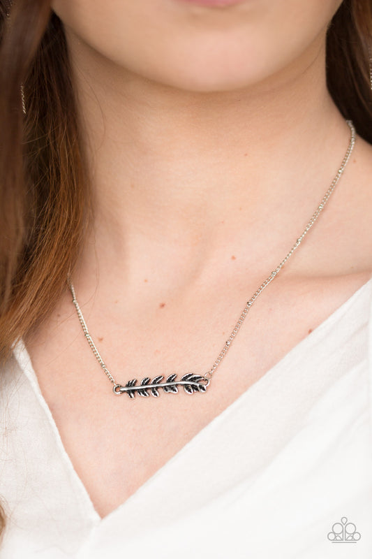 Beautifully Branching - silver - Paparazzi necklace