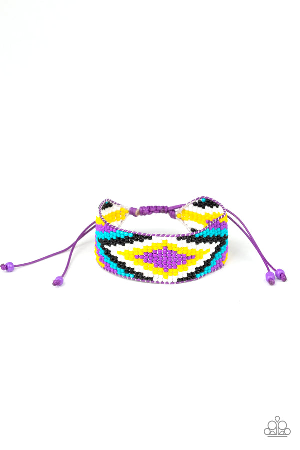 Beautifully Badlands - purple - Paparazzi bracelet – JewelryBlingThing
