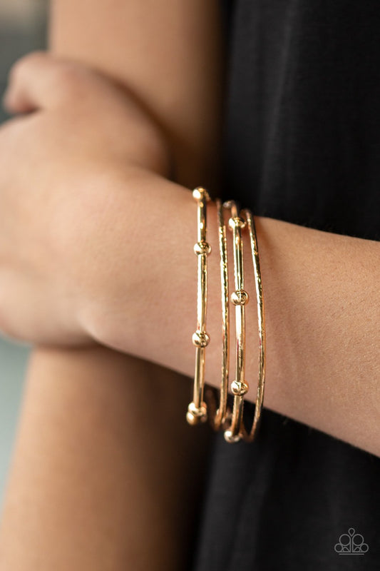 Beauty Basic-rose gold-Paparazzi bracelet